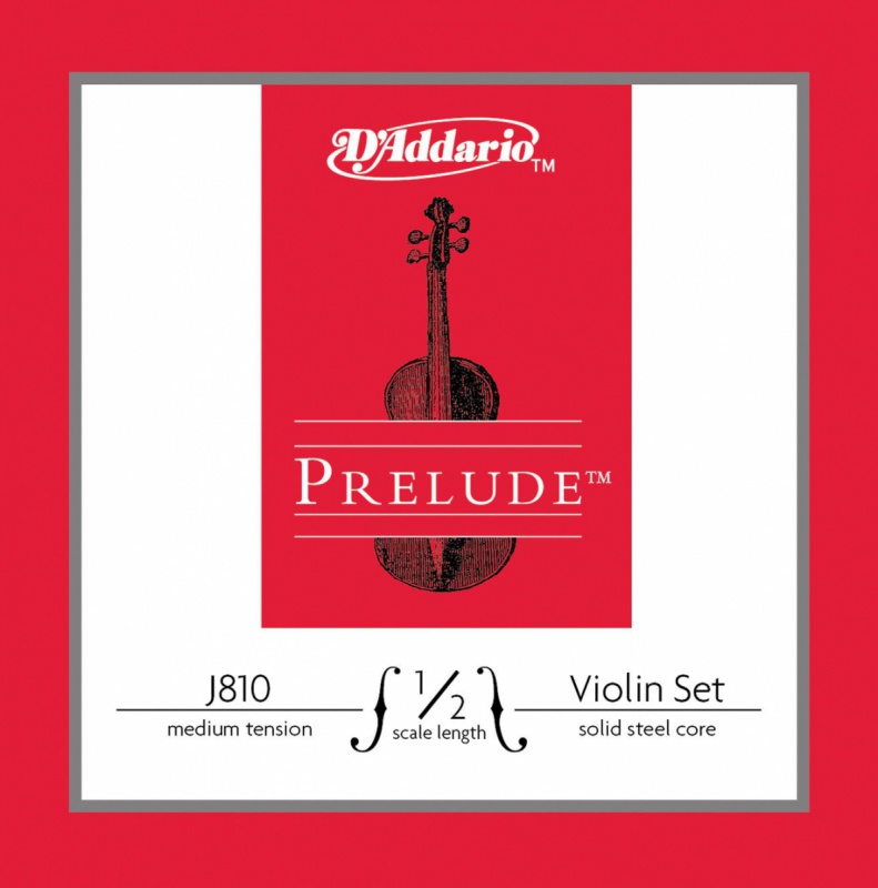 Струны для всех типов скрипок D`ADDARIO J810 1/2M Prelude 1/2M