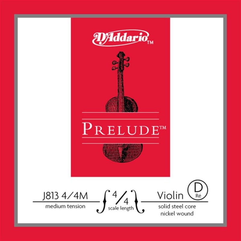 Струна для скрипки D`ADDARIO J813 4/4M Prelude D 4/4M