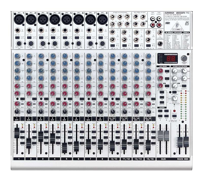 Микшерный пульт BEHRINGER UB2222FX-PRO