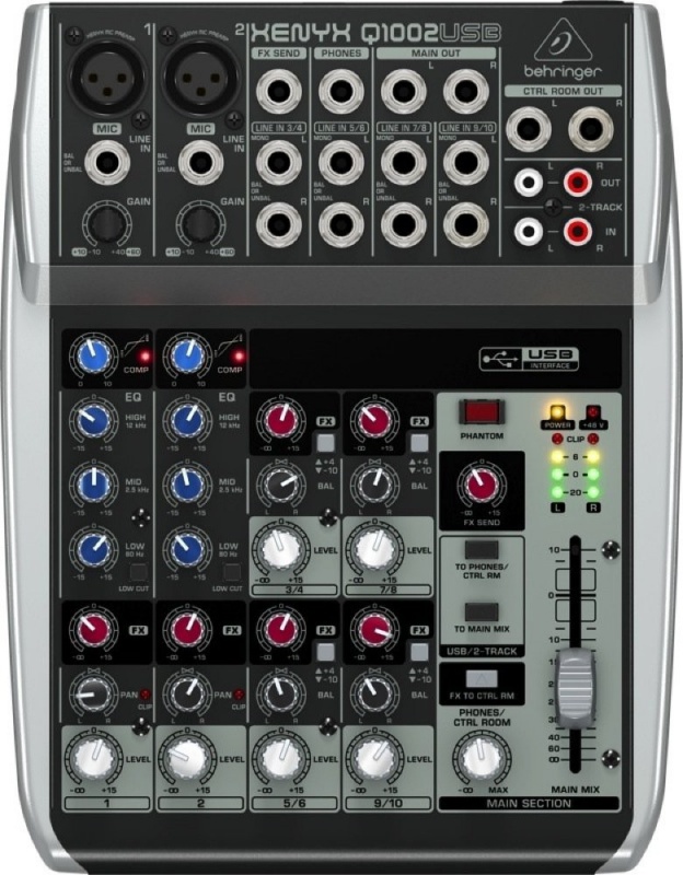 Микшерный пульт BEHRINGER XENYX Q1002USB