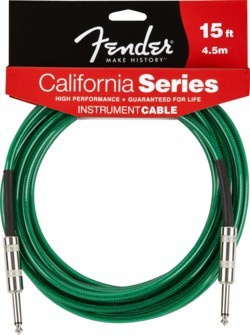 FENDER CALIFORNIA INSTRUMENT CABLE 15&#039; SFG