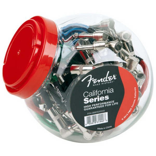 Кабель FENDER CALIFORNIA PATCH CABLE 6&quot; BOWL (20 PCS)