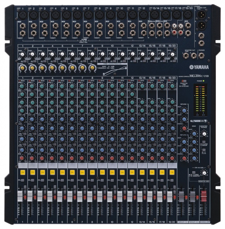 YAMAHA MG206C USB