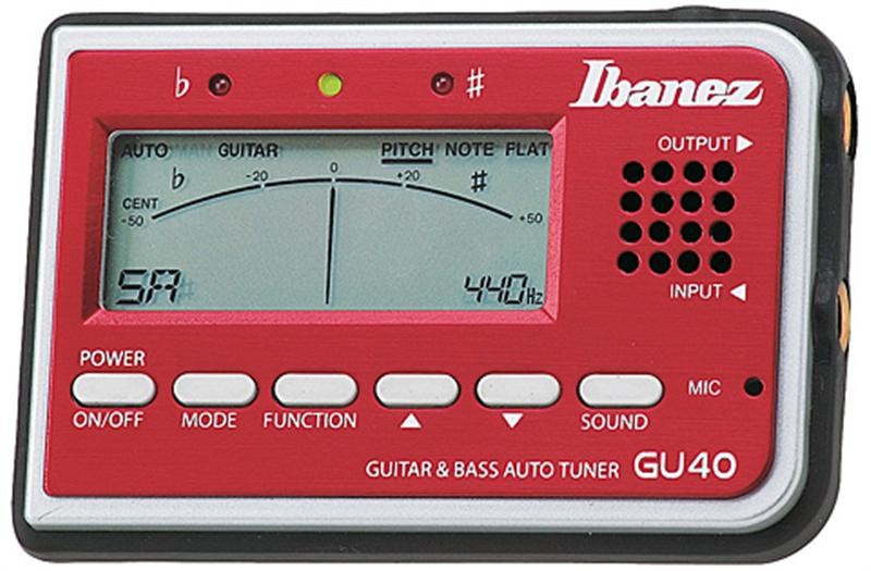Тюнер IBANEZ GU40 TUNER RED