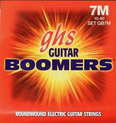 Струны для электрогитары GHS GB7M 7 STRING BOOMERS LIGHT 010-060