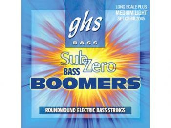 Струны для  бас-гитары GHS CR-ML3045 BASS SUB-ZERO BOOMERS MEDIUM LIGHT 045-100