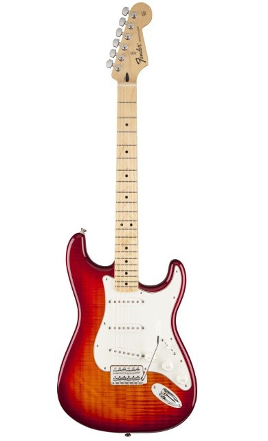 Электрогитара FENDER STANDARD STRATOCASTER PLUS TOP MN ACB