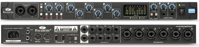 Аудиоинтерфейс FOCUSRITE SAFFIRE PRO 40 i/o