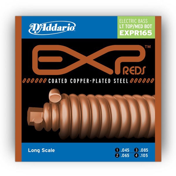 Струны для бас-гитары D`ADDARIO EXPR165 EXP COATED