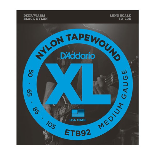 Струны для бас-гитары D`ADDARIO ETB92 XL