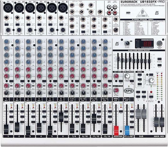 Микшерный пульт BEHRINGER UB1832FX-PRO