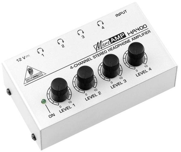Стереоусилитель для наушников Behringer HA400 MICROAMP
