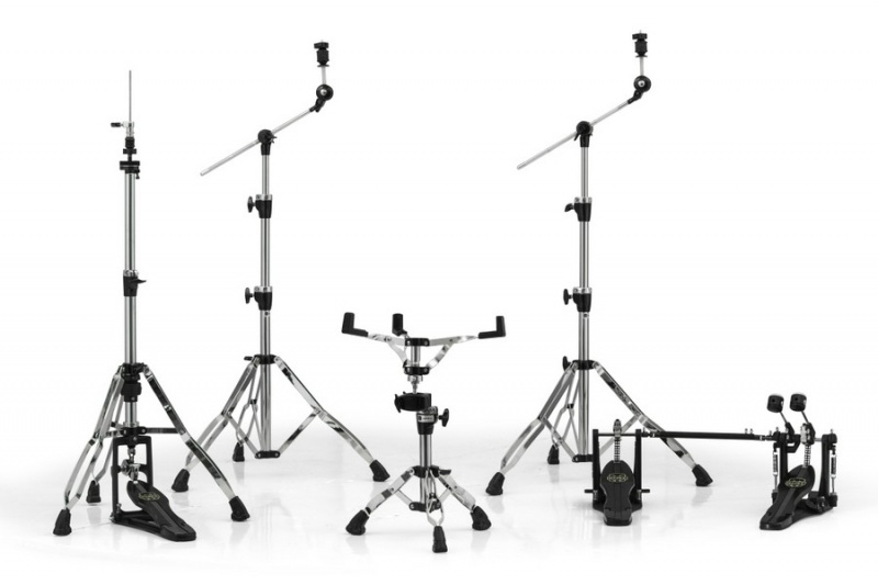 Mapex (HP8005CB-DP) Armory 800 Hardware Pack Double Pedal Chrome/Black Hybrid
