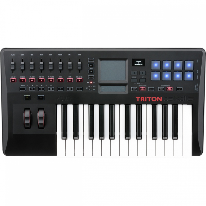 Клавишный MIDI-контроллер KORG TRITON Taktile-25