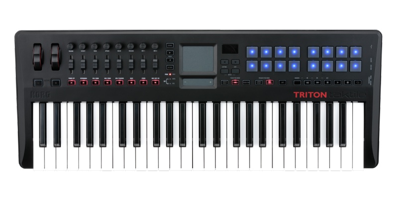 Клавишный MIDI-контроллер KORG TRITON Taktile-49