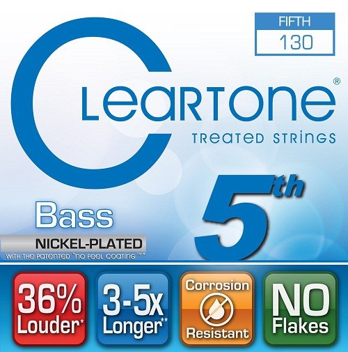 Струни для бас-гітари CLEARTONE 64-130 BASS NICKEL-PLATED 5TH STRING 130