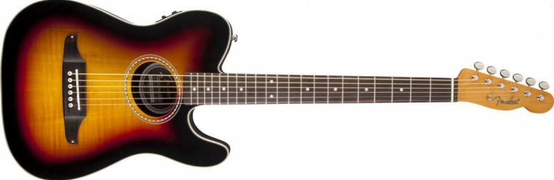 Электроакустическая гитара FENDER TELECOUSTIC PREMIER FM 3TS