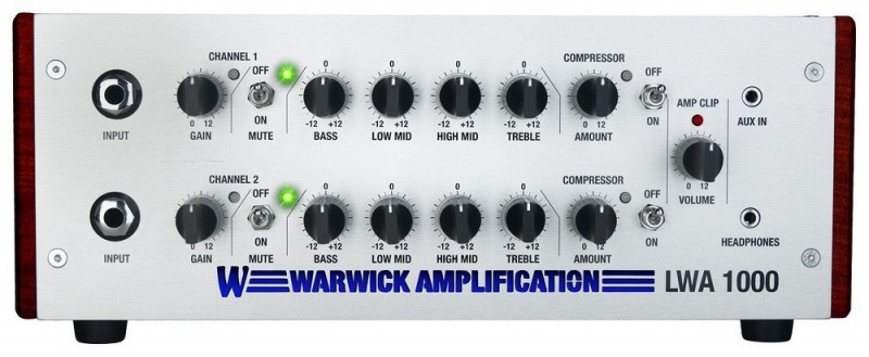 Підсилювач для бас-гітари WARWICK LWA 1000 SILVER