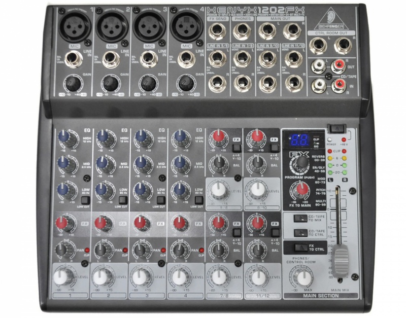 Микшерный пульт BEHRINGER XENYX 1202FX