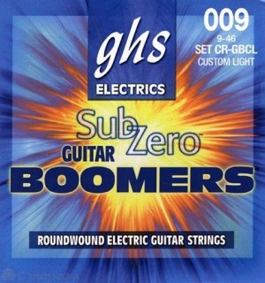 Струни для електрогітари  GHS STRINGS SUB-ZERO BOOMERS CR-GBCL