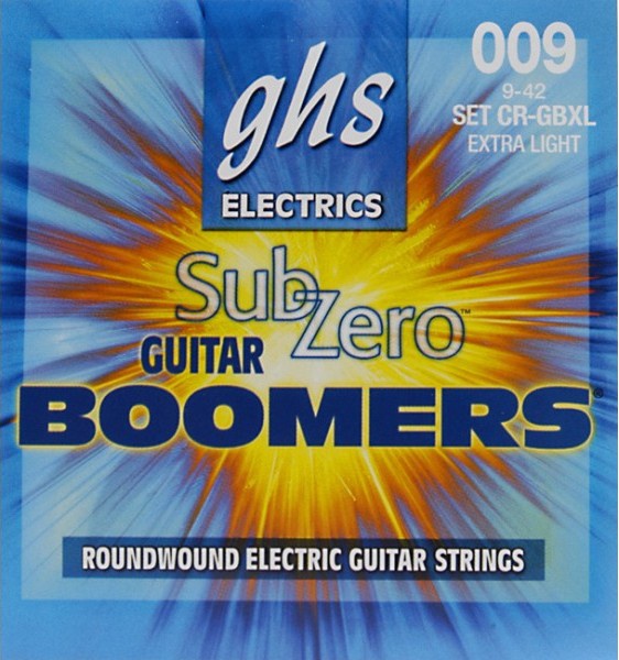 Струни для електрогітари GHS STRINGS SUB-ZERO BOOMERS CR-GBXL