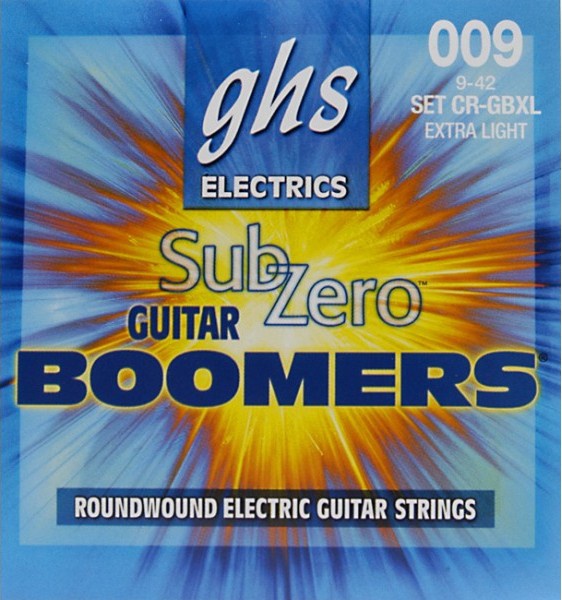 Струны для электрогитары GHS STRINGS SUB-ZERO BOOMERS CR-GBXL