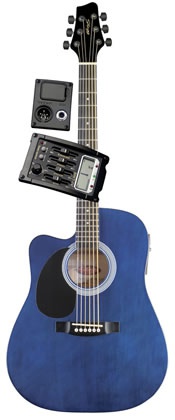 Электроакустическая гитара STAGG SW203CETU-LH