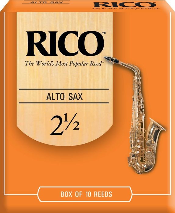 Трость для альт саксофона RICO Rico - Alto Sax #2.5 - 10 Box