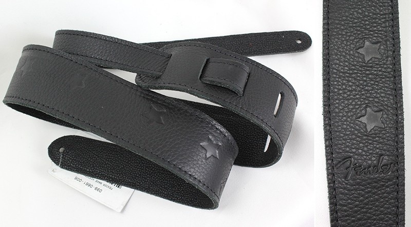 FENDER MAKE HISTORY STARS STRAP BK