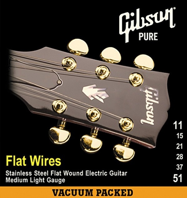 GIBSON FLATWIRES STAINLESS STEEL FLATWOUND