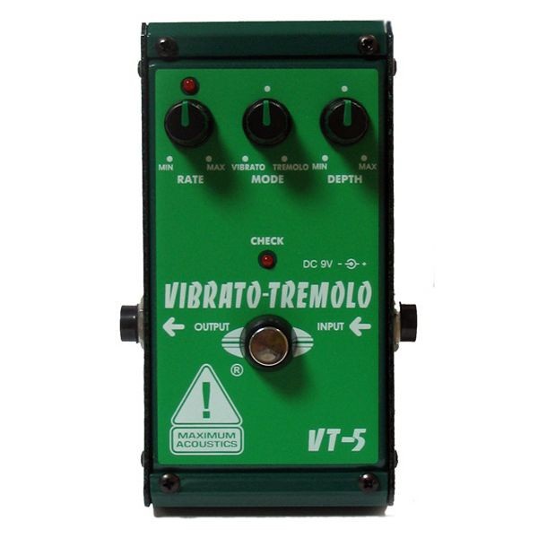 Педаль эффектов MAXIMUM ACOUSTICS VT-5 VIBRATO TREMOLO
