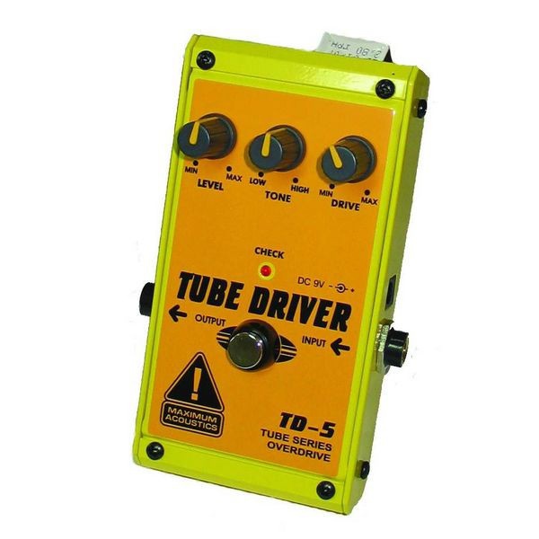 Педаль эффектов MAXIMUM ACOUSTICS TD-5 TUBE DRIVER