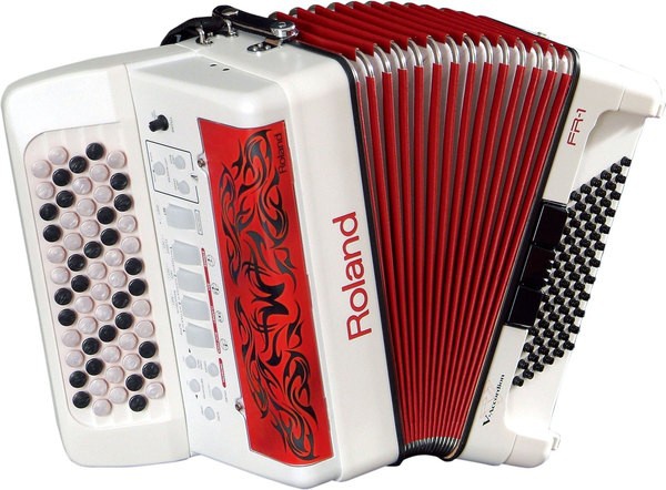 Баян Roland FR1b White