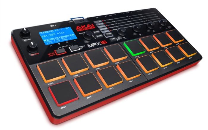 Семплер Akai MPX16