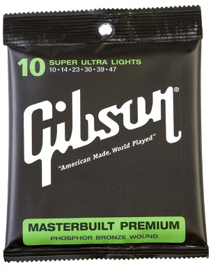 Струны для гитары Gibson SAG-MB10 Masterbuilt Phosphor Bronze .010-.047