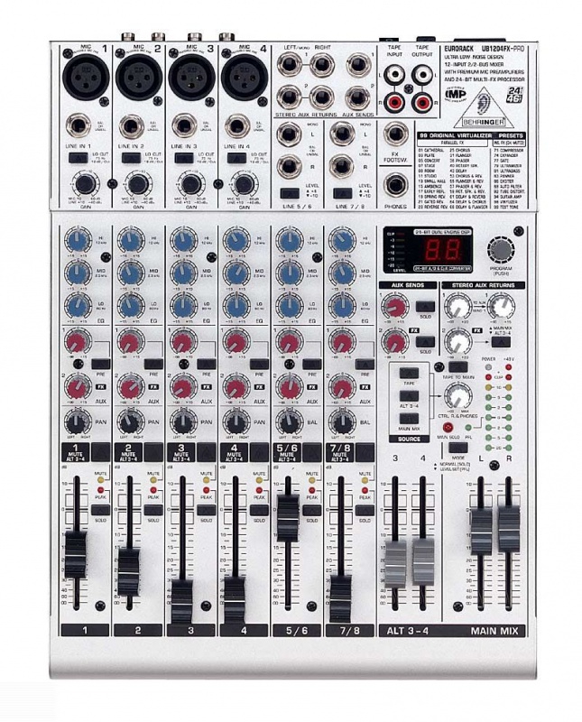 Микшерный пульт Behringer UB1204FX-PRO