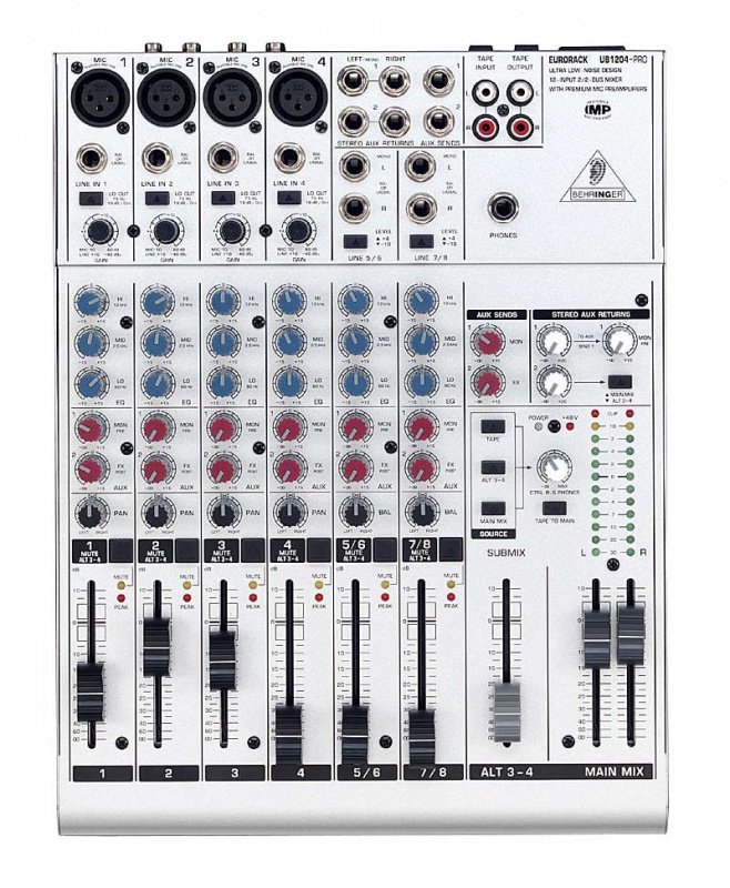 Микшерный пульт Behringer UB120-PRO