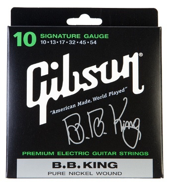 Струны для гитары Gibson SEG-BBS B.B.KING SIG. PNW .010-.054