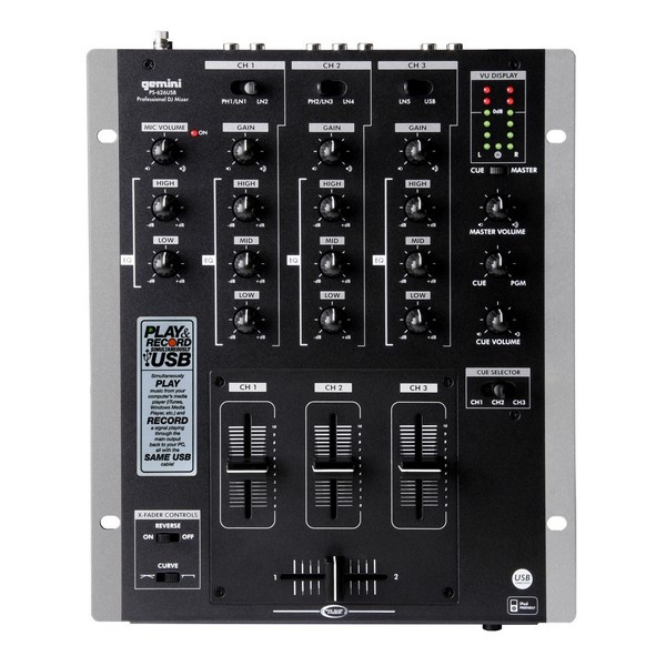 DJ микшерный пульт GEMINI PS-626USB