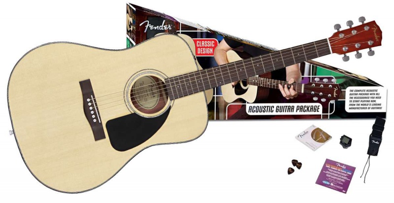 Гитарный набор Fender CD-60 Pack NAT