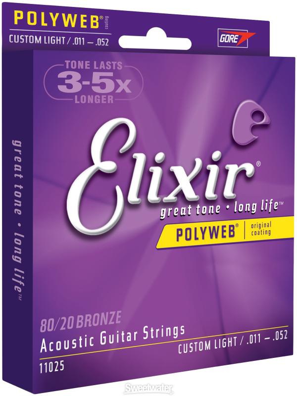 Струны для акустической гитары Elixir AC PW CL набір струн