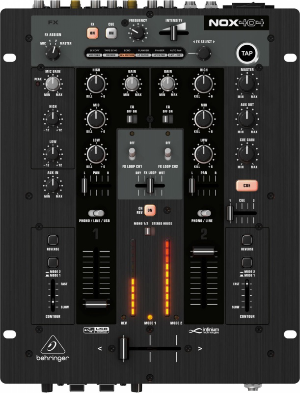 DJ микшерный пульт NOX404