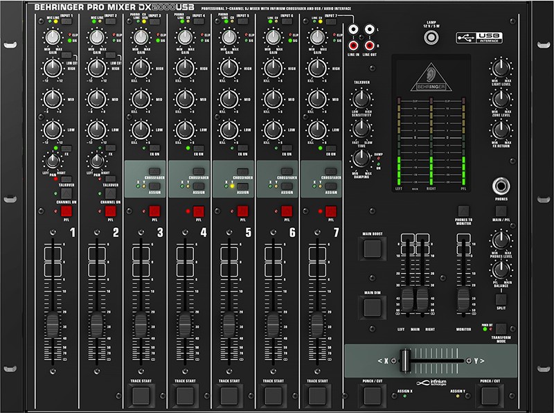 DJ микшерный пульт DX2000USB