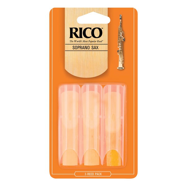 Трость для сопрано саксофона RICO Rico - Soprano Sax #2.0 - 3-Pack