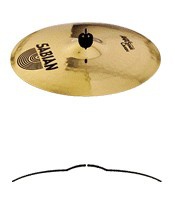 SABIAN 16&quot; AAX Stage Crash Brilliant (21608XB)