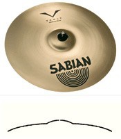 Тарелка SABIAN 16" Vault Crash (V1606B)