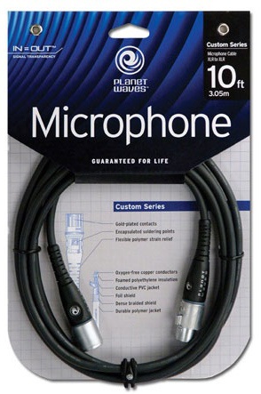 Мікрофонний кабель PLANET WAVES PW-M-10