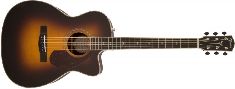 Электроакустическая гитара Fender PM-3 Paramount Deluxe Triple-0 Sunburst