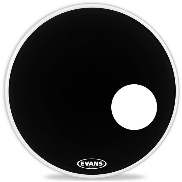 Пластик для бас-барабана  EVANS 24&quot; Resonant Black
