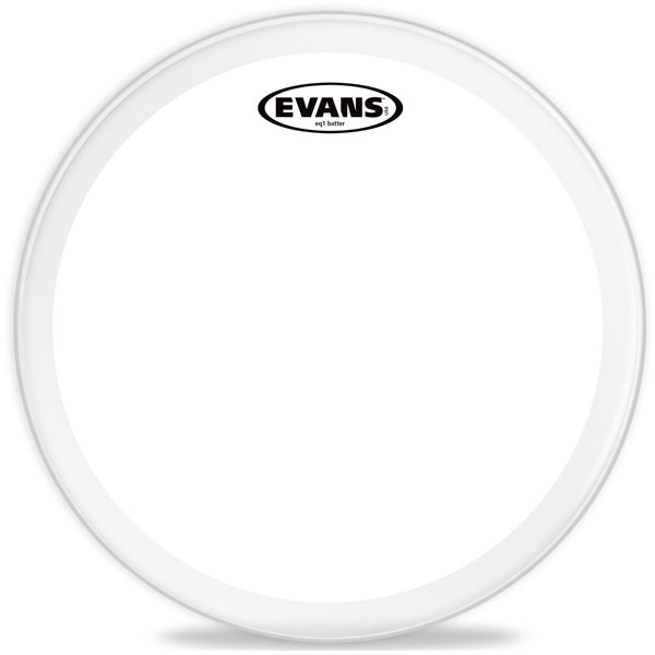 Пластик для бас-барабана EVANS 22" EQ1 Clear
